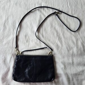 HOBO Darcy Crossbody, Leather Bag in Navy